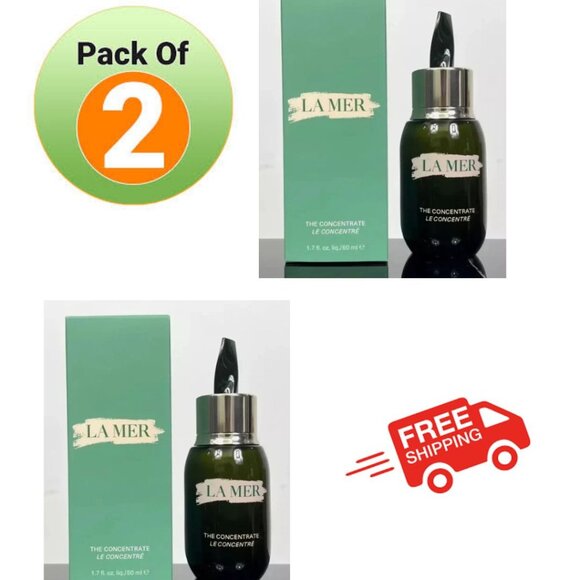 La Mer The Concentrate 50ml (1.7oz) – Luxury Soothing Serum Pack of 2 - Picture 1 of 4
